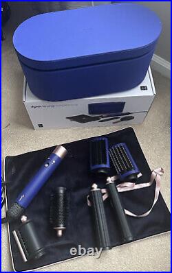 DYSON AIRWRAP Multi-Styler BLUE & ROSE/ LIKE A NEW WITH CASE AND ATTACHMENTS