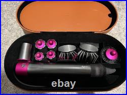 Dyson Air Wrap Complete Official Set Pink Multi Hair Styler With Carrying Case