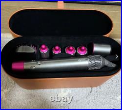 Dyson Airwrap Complete HS01 Hair Styler Curling Nickel Fuchsia kit from Japan