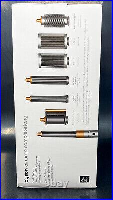 Dyson Airwrap Complete Long Barrel Nickel / Copper + Storage Case, For Long Hair
