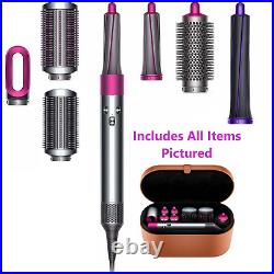 Dyson Airwrap Complete Styler Extra Barrerl All hair types Case Nickel/Fuchsia