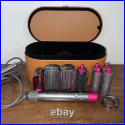 Dyson Airwrap Complete Styler Nickel Fuschia Excellent Preowned Condition
