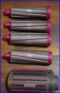 Dyson Airwrap HS01 Complete Styler Hair Styling Set Fuschia Color Pink Used JPN