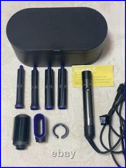 Dyson Airwrap Hair Styler black / purple (100V) With stand and box Usd