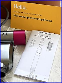 Dyson Airwrap Multi-Styler Complete Long Fuchsia All PARTS AND CASE INCLUDED