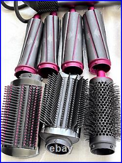 Dyson Airwrap Multi-Styler Complete Long Fuchsia All PARTS AND CASE INCLUDED