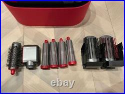Dyson Airwrap Volume+Shape HS01 Hair Styler Curling Nickel Fuchsia RED Limited