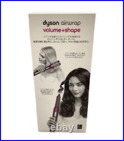 Dyson Airwrap Volume+Shape HS01 Hair Styler Curling Nickel Fuchsia Tested F/S