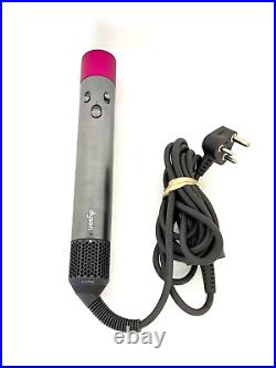 Dyson HS01 Airwrap Hair Styler ONLY Fuchsia/Nickel 220V Type D, Wand Only
