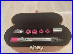 Dyson HS01 VNS FN Air Wrap Dryer color Pink Thin curler and brush hair styler