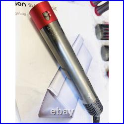 Dyson Hair Dryer HS01 Comp Air Wrap Complete Model RED Genuine USED VERY GOOD