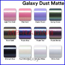 Galaxy Dust Matte Midnight Blue Metallic Car Sticker Decal Vinyl Wrap Sheet Film