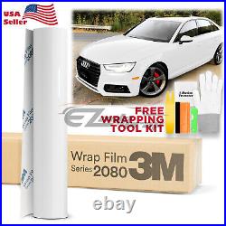 Genuine 3M 2080 Series G10 Gloss White Vinyl Wrap Vehicle Film Decal Bubble Free