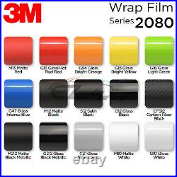 Genuine 3M 2080 Series G10 Gloss White Vinyl Wrap Vehicle Film Decal Bubble Free