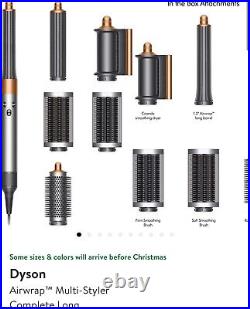 NEW Dyson Airwrap Multi Styler Complete Long Barrel Nickel/Copper 400714-01