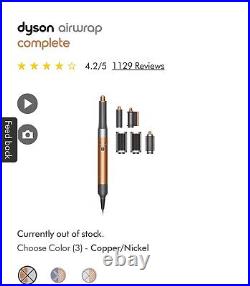 NEW-Dyson Airwrap Multi Styler Copper/Nickel