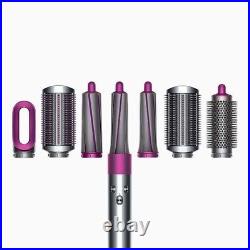 NEW Dyson Hair dryer Multi Styler Airwrap complete HS01COMPFN Pink Silver