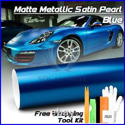 Premium Matte Metallic Satin Pearl Vinyl Wrap Sticker Decal Bubble Air Release