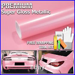 Premium Super Gloss Metallic Vinyl Car Wrap Sticker Decal Bubble Free Sheet Film