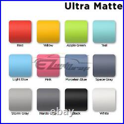 Premium Ultra Matte Flat Storm Gray Car Auto Vinyl Wrap Sticker Decal Sheet Film